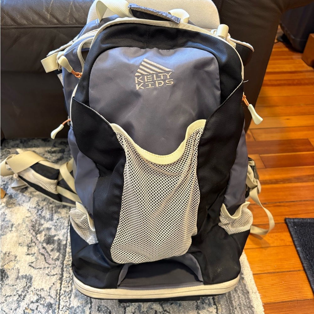 Kelty Kids Gray and Black Backpack Hiking Carrier